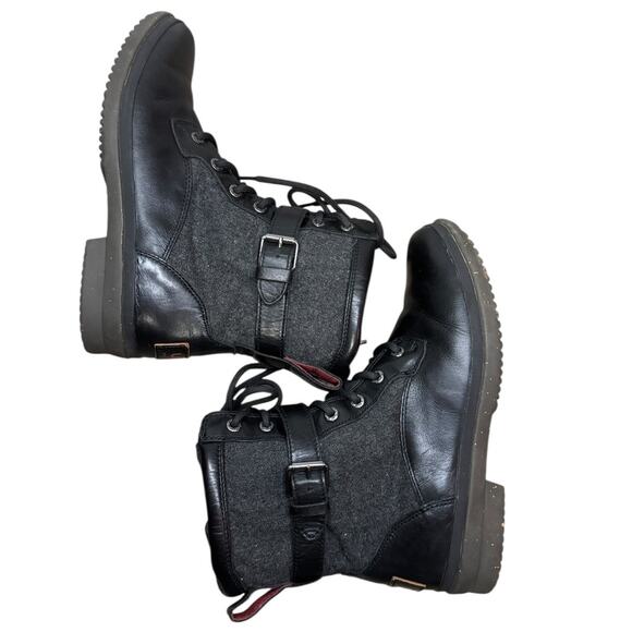 UGG Kesey Waterproof Leather & Textile Wool Lined Winter Boots SZ 7 - Picture 5 of 9